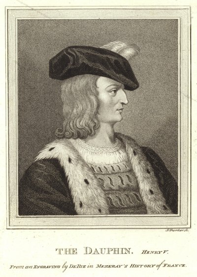 Portret van Koning Hendrik V van Frankrijk door English School