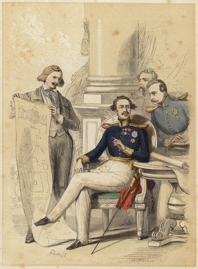 Portret van Koning Ludwig II van Beieren door English School