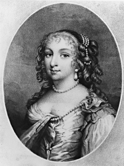 Portret van Lady Denham, uit 