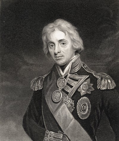 Portret van Lord Horatio Nelson (1758-1805) door English School