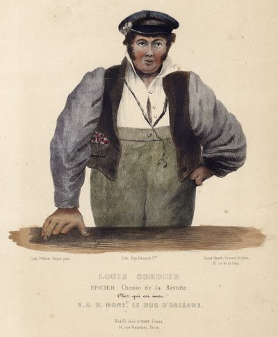 Portret van Louis Cordier door English School