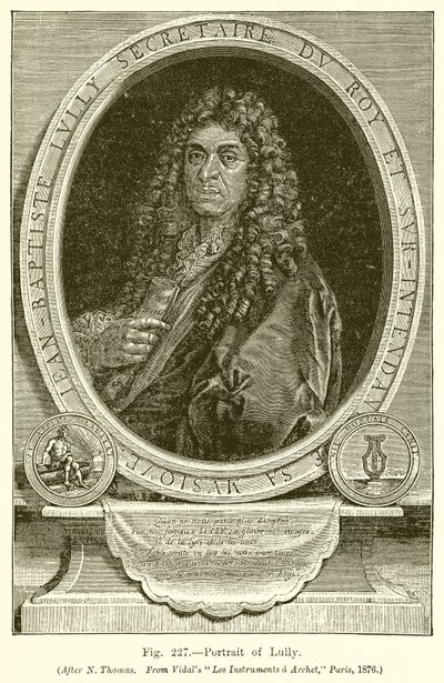 Portret van Lully door English School