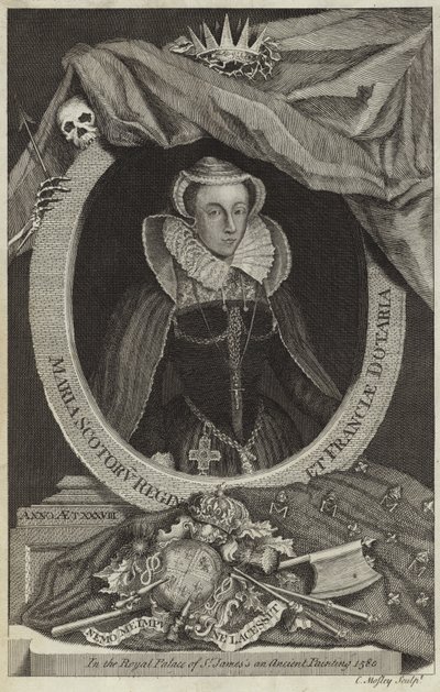 Portret van Maria, Koningin van Schotland door English School