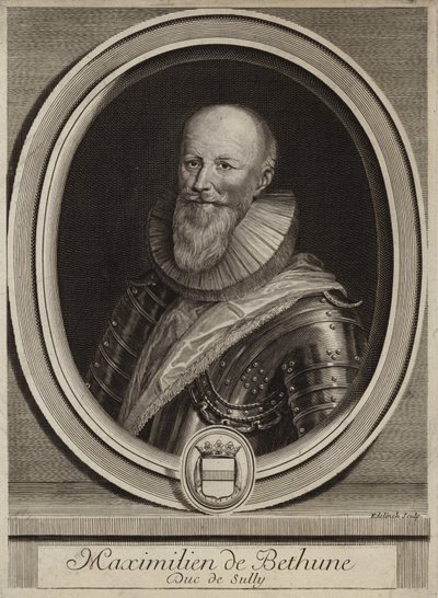 Portret van Maximilien de Béthune, Hertog van Sully door English School