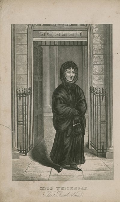 Portret van Miss Whitehead door English School