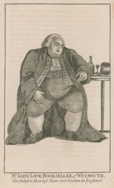 Portret van Mr John Love door English School