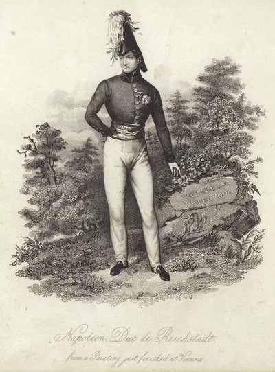Portret van Napoleon II door English School