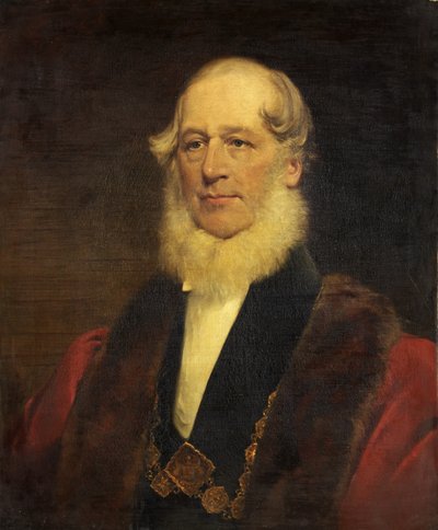 Portret van Odiarne C. Lane door English School