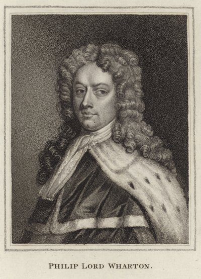 Portret van Philip Wharton door English School