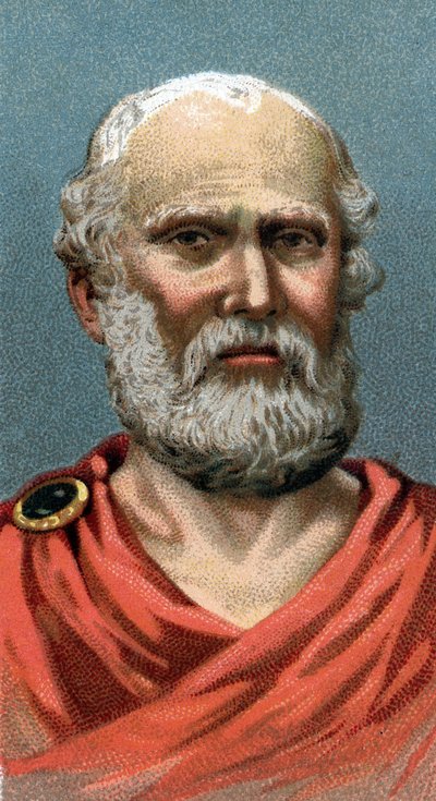 Portret van Plato Atheense filosoof - Uit de serie 