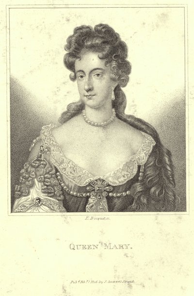 Portret van Koningin Maria I van Engeland en Ierland door English School