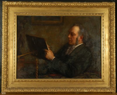 Portret van dominee Stopford Brooke, ca. 1890s door English School
