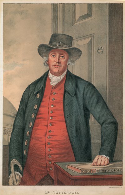 Portret van Richard Tattersall door English School