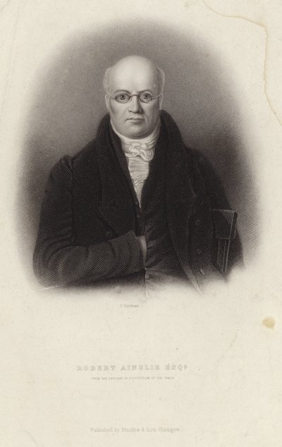 Portret van Robert Ainslie door English School
