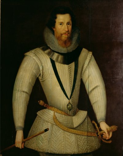 Portret van Robert Devereux, Graaf van Essex (1566-1601) door English School