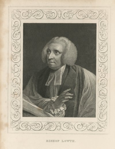 Portret van Robert Lowth door English School