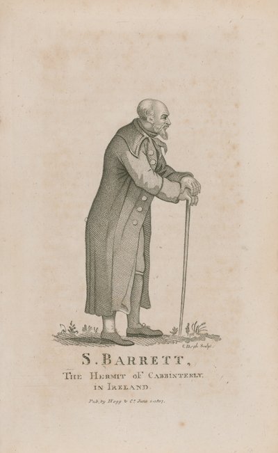 Portret van S Barrett door English School