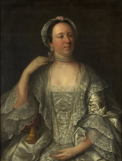 Portret van Sarah Page door English School