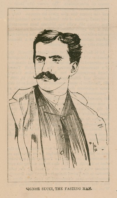 Portret van Signor Giovanni Succi door English School