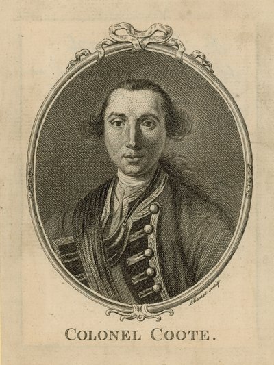 Portret van Sir Eyre Coote door English School