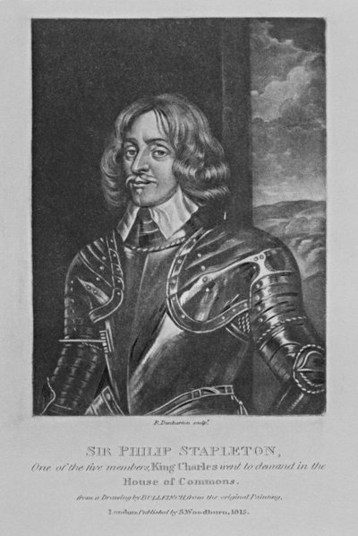 Portret van Sir Philip Stapleton, uit 
