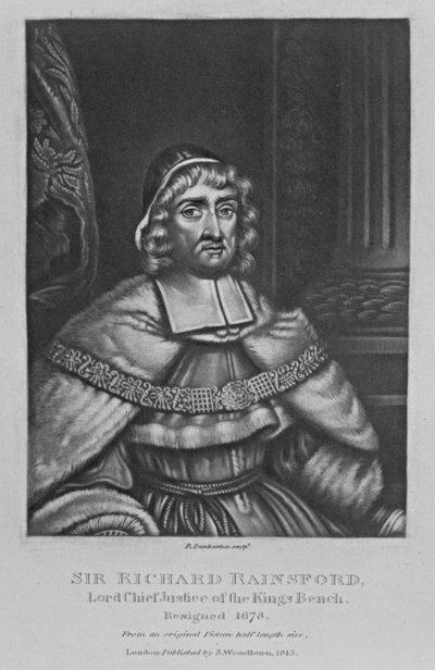 Portret van Sir Richard Rainsford, uit 