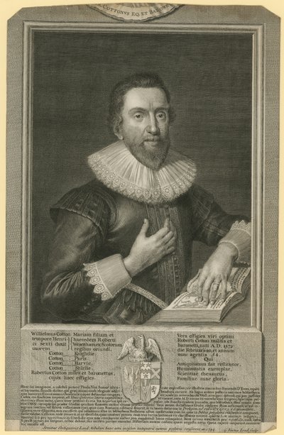 Portret van Sir Robert Cotton door English School