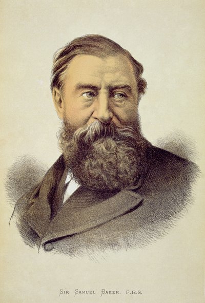 Portret van Sir Samuel Baker (1821-93) door English School