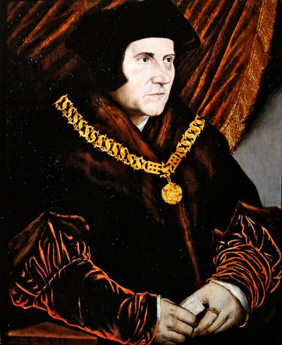 Portret van Sir Thomas More door English School