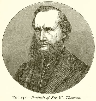 Portret van Sir W. Thomson door English School