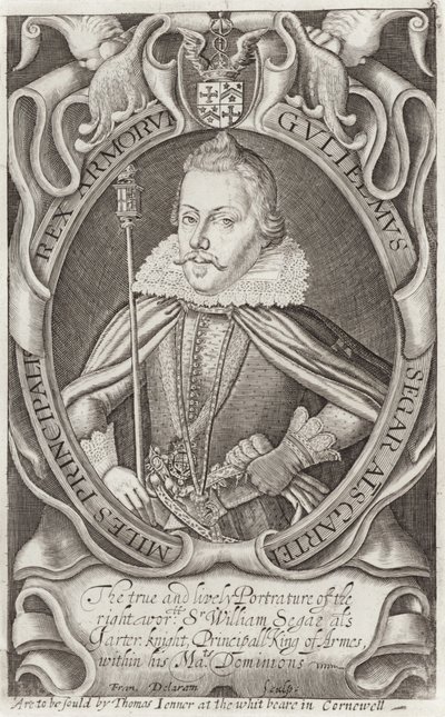 Portret van Sir William Segar door English School