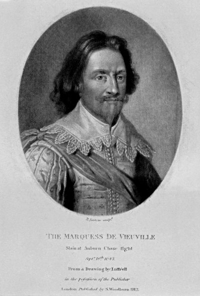 Portret van De Markies van Vieu Ville, uit 
