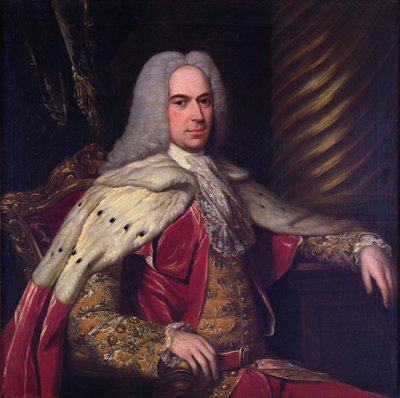 Portret van Thomas, 1e Burggraaf Gage door English School