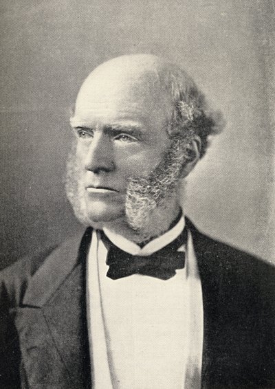 Portret van Thomas Hughes (1822-96) door English School