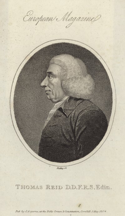 Portret van Thomas Reid door English School