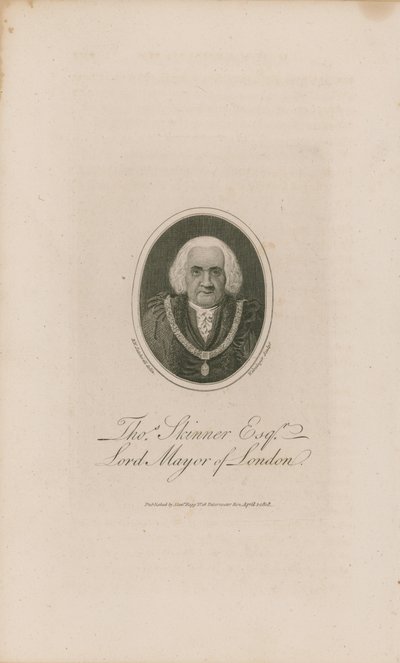 Portret van Thomas Skinner door English School