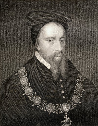 Portret van Thomas Stanley, 1e Graaf van Derby, uit Lodges British Portraits door English School