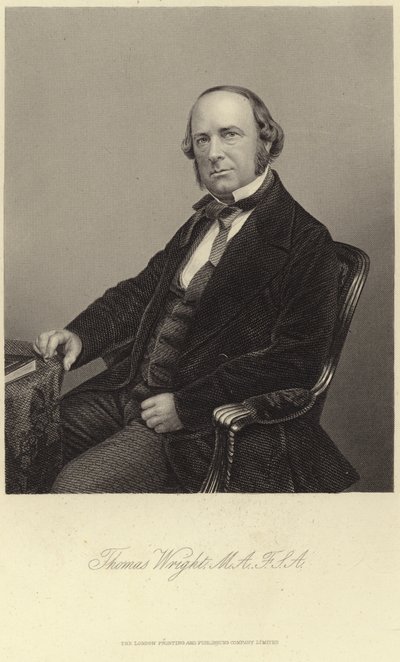 Portret van Thomas Wright door English School