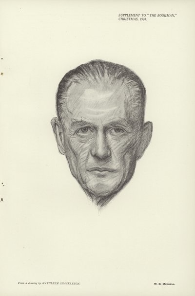 Portret van W B Maxwell door English School