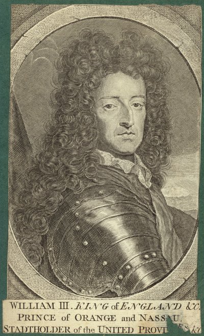 Portret van Willem III, Prins van Oranje door English School