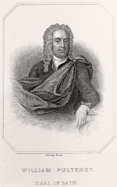 Portret van William Pulteney, graaf van Bath, 1835 door English School