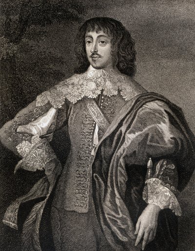 Portret van William Villiers, burggraaf Grandison, uit Lodges British Portraits, 1823 door English School