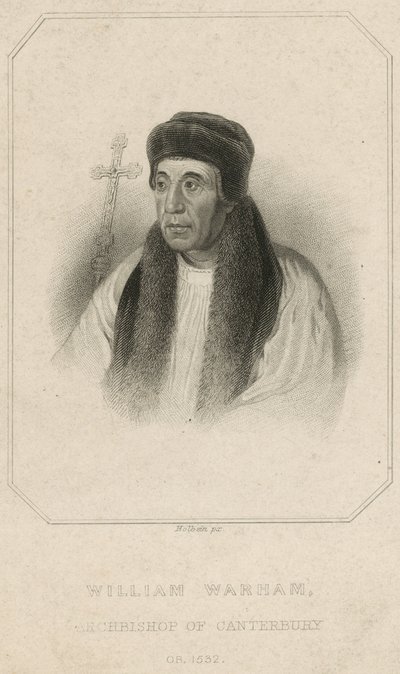 Portret van William Warham door English School