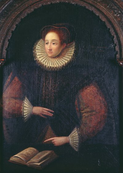 Portret van een Dame waarvan wordt aangenomen dat het Elizabeth I is (1533-1603), ca. 1580 door English School