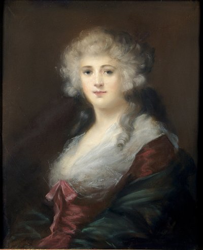 Portret van een dame, vermoedelijk Georgiana Spencer, hertogin van Devonshire door English School