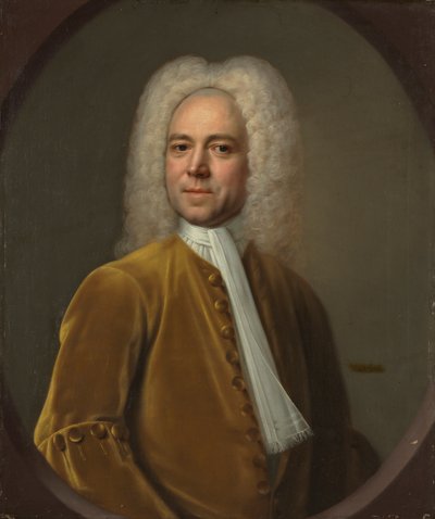 Portret van een man, ca. 1730 door English School