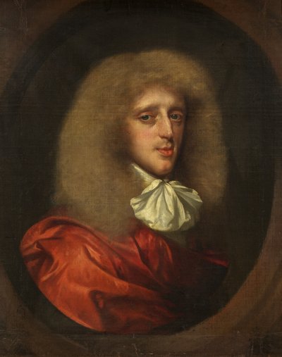Portret van een Man in Rood door English School