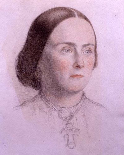 Portret van een jonge vrouw, c.1840 door English School