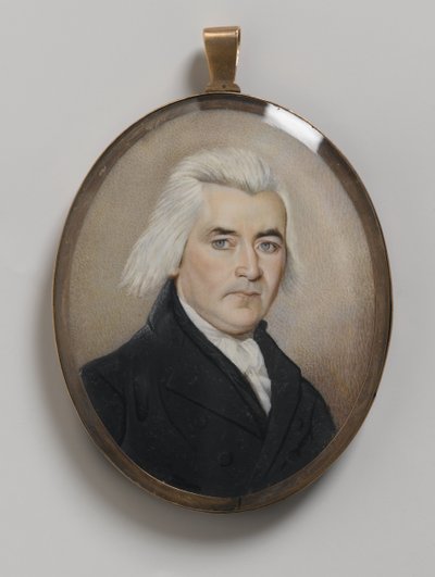 Portret van een heer door English School