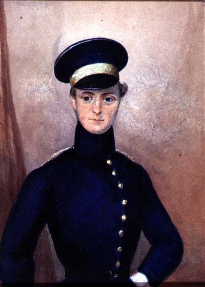 Portret van een Officier, c.1830 door English School